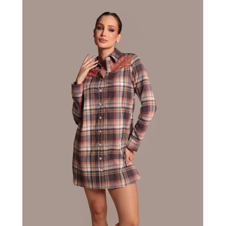 Camisão Flanela Xadrez 