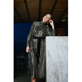 Vestido Metallic Gold