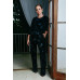 Jump Suit Velvet Vlack