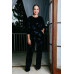 Jump Suit Velvet Vlack