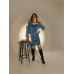 Velvet Dress Dark Green