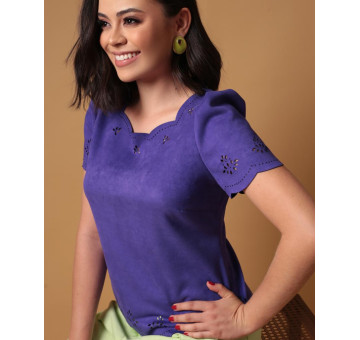 Blusa Suede Fée